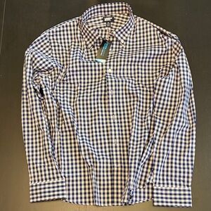 Lands’ End Men’s XL CoolMax Button Down Shirt NWT